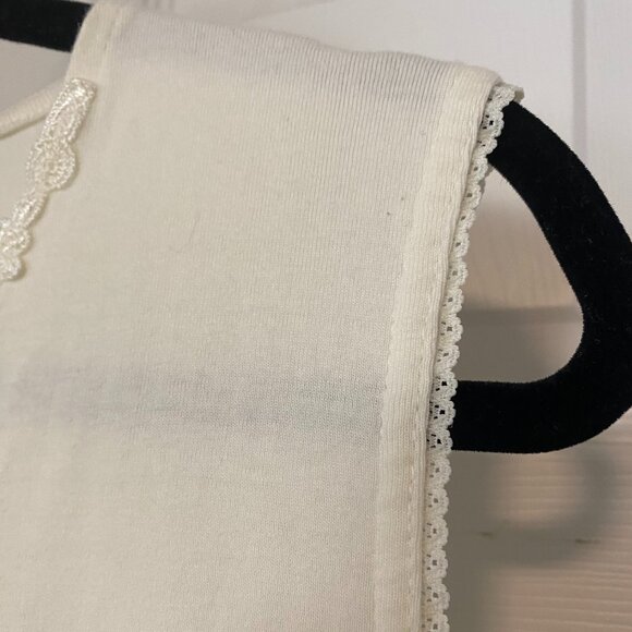 Sag Harbor Tank Top with Lace Trim - Picture 3 of 4